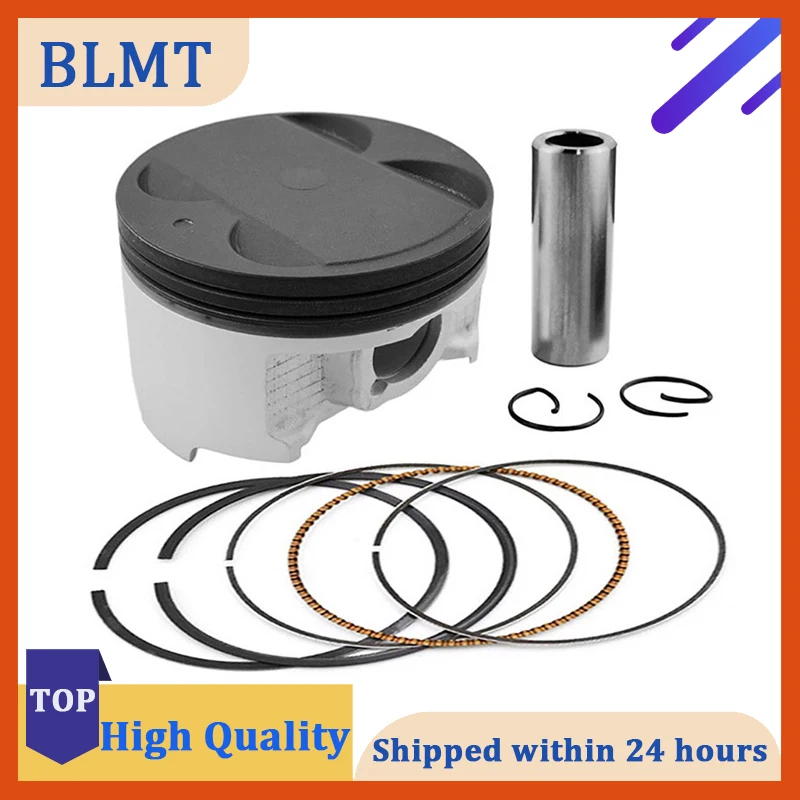 Motorcycle Bore Size STD ~+100 83mm~84mm Piston & Piston Ring Kit For Suzuki AN400 Burgman/Skywave 400 DL650 SV650 DR350
