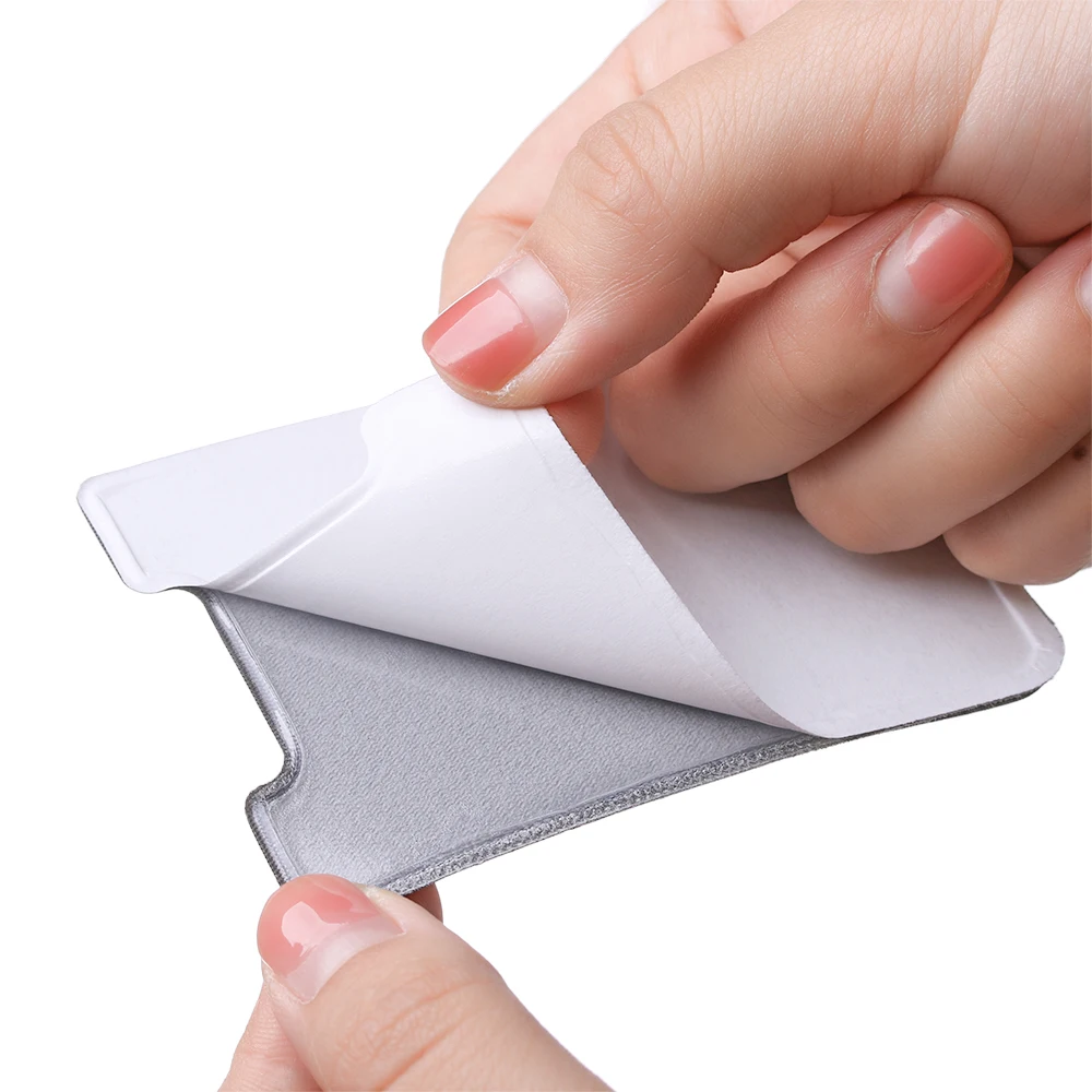 1Pcs Adhesive Sticker Phone Pocket Cell Phone Stick On Card Wallet Stretchy Credit Cards ID Card Holder Pouch Sleeve thumbnail 5