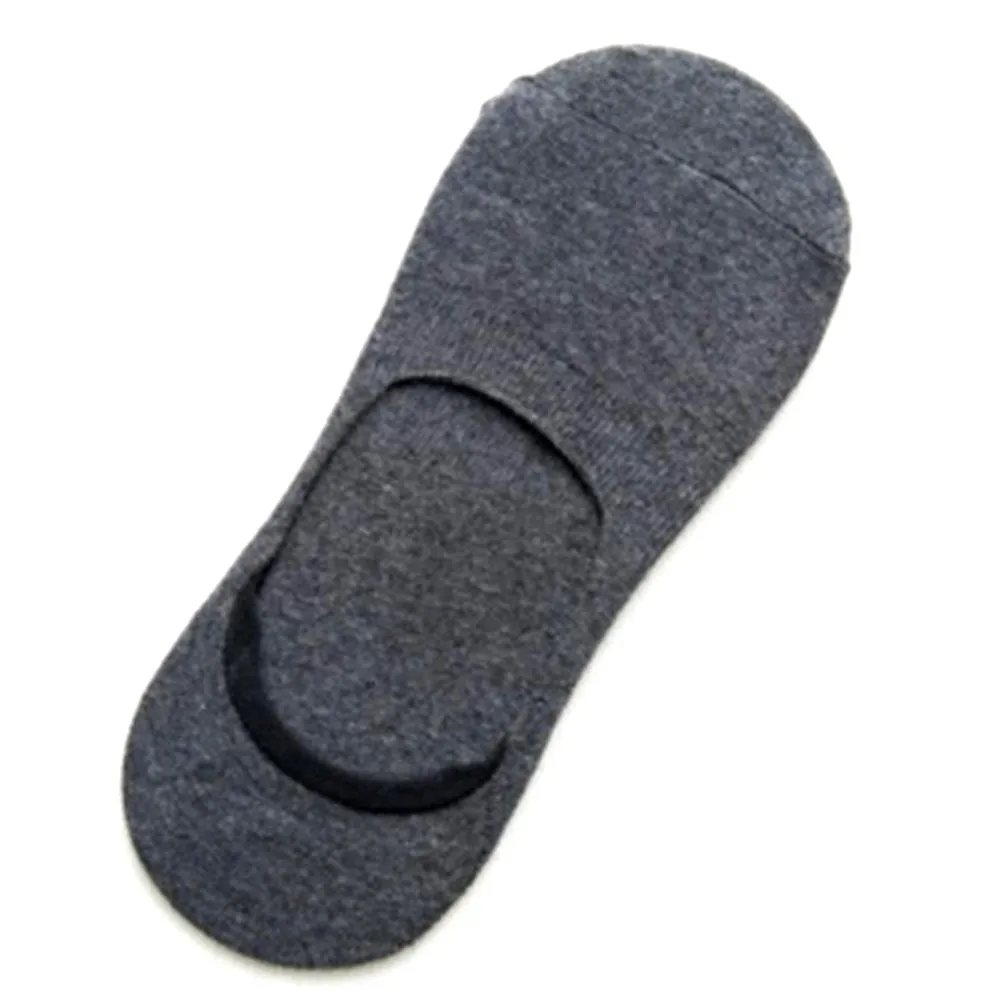 Follow The Foot Sport Socks Men Running Invisible Socks Men 5 Pair Anti Slip Socks Men Silicone Solid Color Unisex Summer Socks thumbnail 4