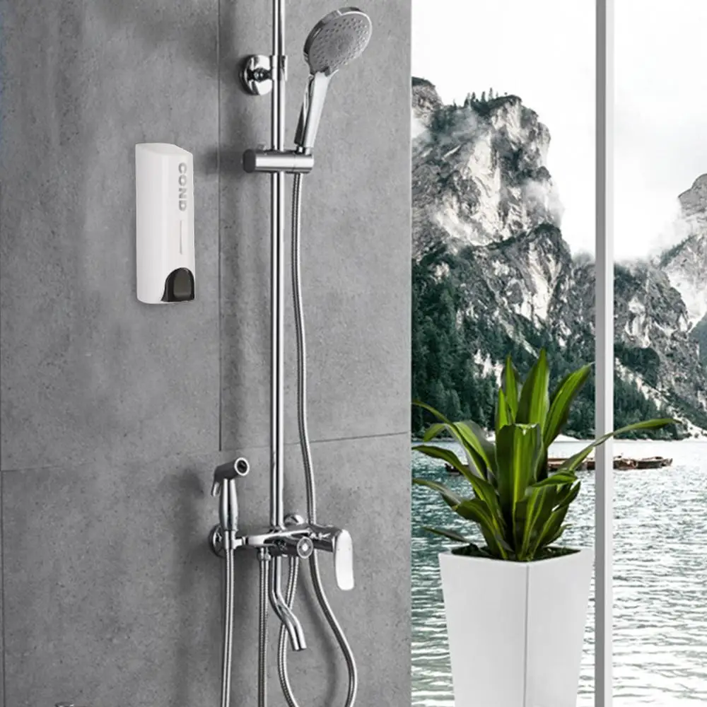 Single/Double/Triple 350ml Soap Dispenser Wall-mount Shower Bath Shampoo Dispenser Liquid Soap Container Bathroom Accessories thumbnail 4