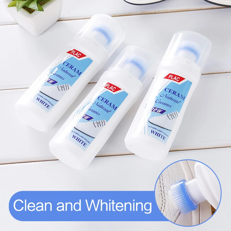 iawesome White Shoes Cleaner Polish Cleaning Tool For Casual Leather Shoe Sneakers Shoe Brushes Spong Supplies Magic Refreshed thumbnail 6