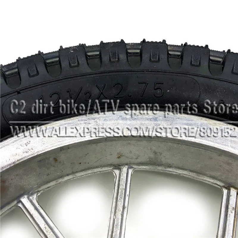 One Rims+Tyres 12.5 x 2.75 Rear Wheel Or Front  Wheel  47 49cc Mini PIT Monkey Pocket Dirt Bike thumbnail 4