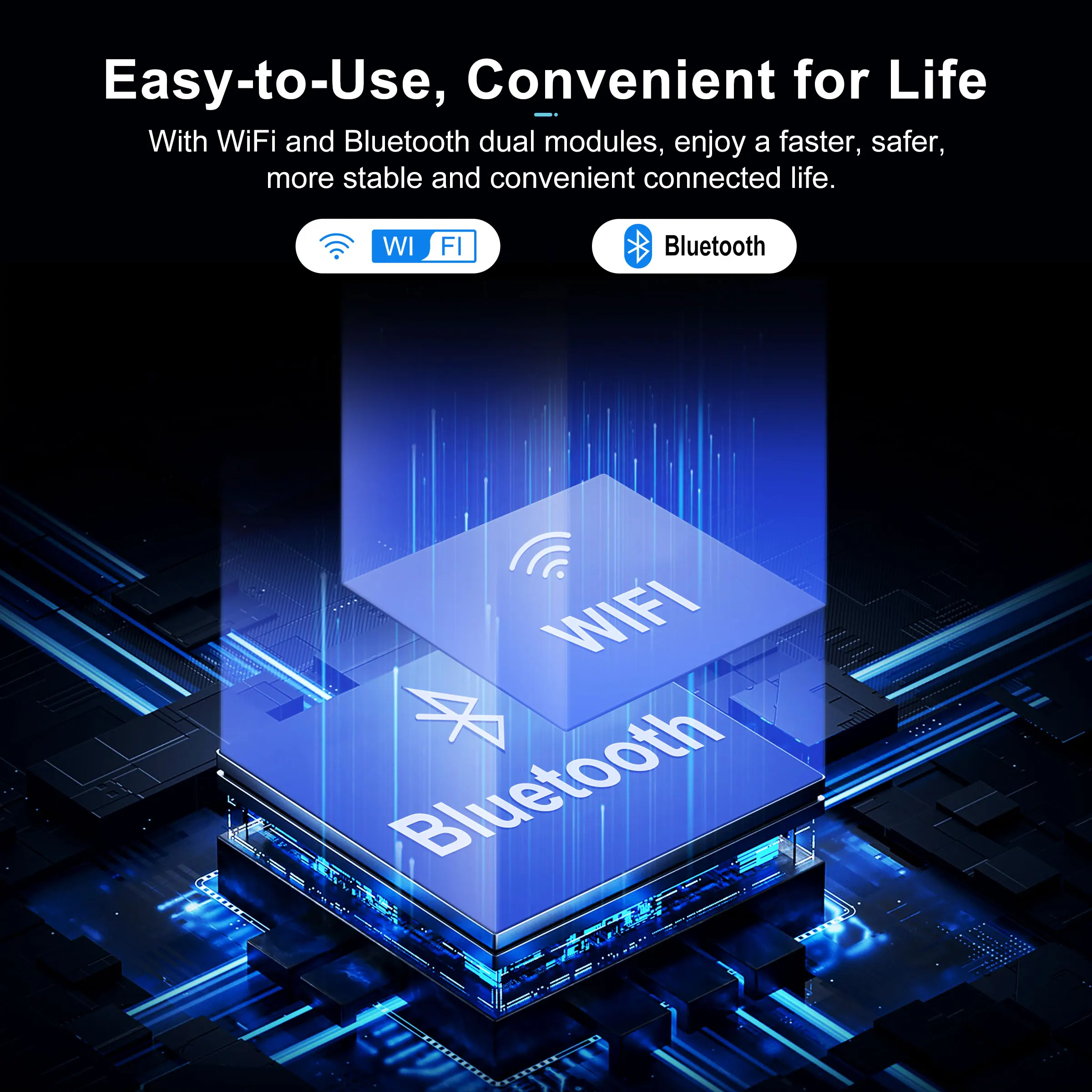 GIRIER Smart Wifi Touch Switch No Neutral Wire Required Smart Home 1/2/3 Gang Light Switch 100-240V Works with Alexa Hey Google thumbnail 5