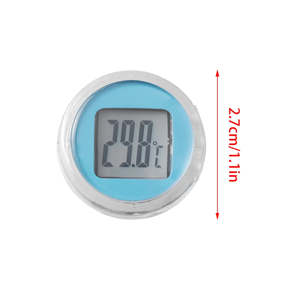 1 Pcs Waterproof Stick-On Mini Motorcycle Digital Thermometer Celsius Mount Motorbike Digital Thermometer Motorcycle Accessories thumbnail 6