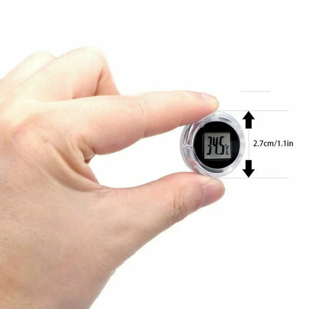 1 Pcs Waterproof Stick-On Mini Motorcycle Digital Thermometer Celsius Mount Motorbike Digital Thermometer Motorcycle Accessories thumbnail 5