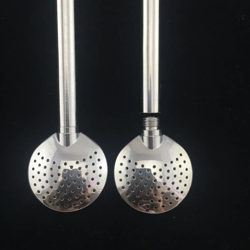 Stainless Steel Drinking Straw Spoon Tea Filter Yerba Mate Tea Straws Bombilla Gourd Reusable Coffee Tea Tools Washable Tea Tool thumbnail 6