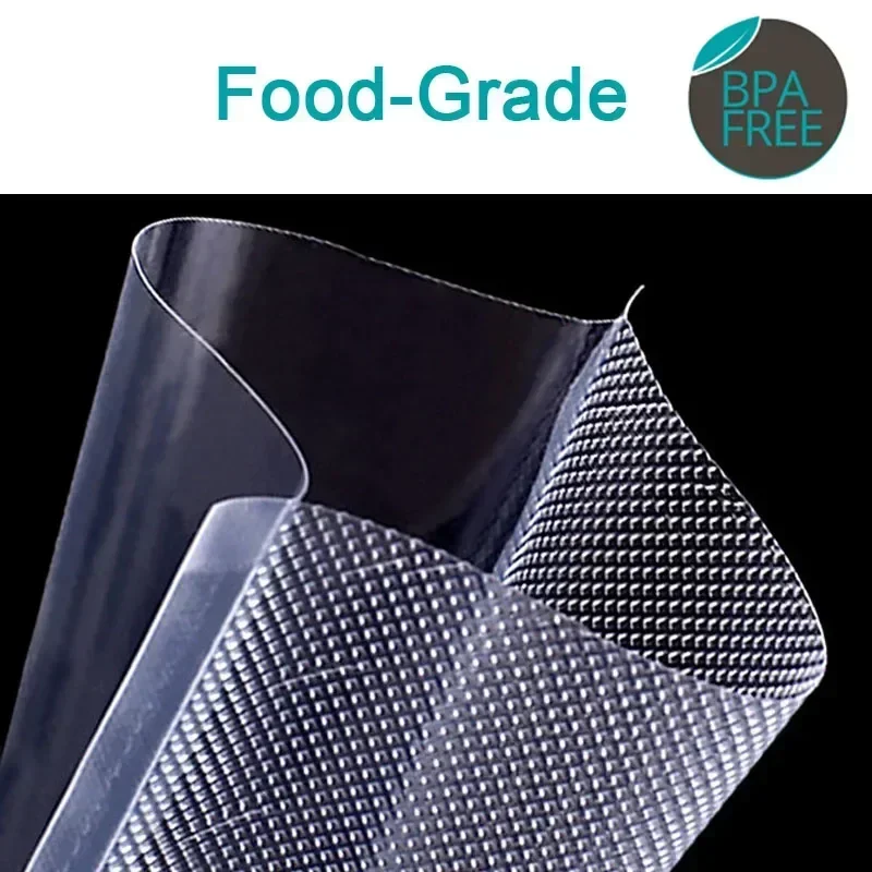 100pcs Food Vacuum Sealer Bags for Sous Vide Food Saver Kitchen Storage Bag BPA-Free Vacuum Packaging Bags Kitchen Tool thumbnail 2