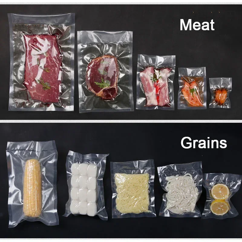 100pcs Food Vacuum Sealer Bags for Sous Vide Food Saver Kitchen Storage Bag BPA-Free Vacuum Packaging Bags Kitchen Tool thumbnail 4