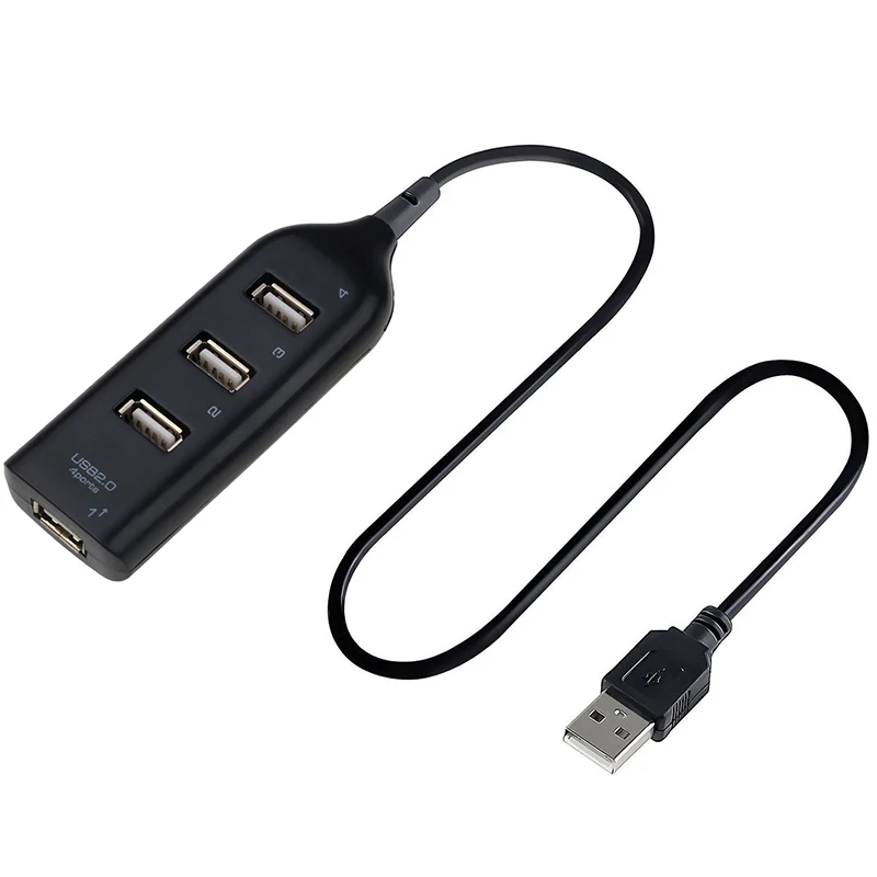 Car Cigarette Lighter Splitter USB 2.0 Hight Speed 4 Port USB Hub Socket Splitter Adapter For PC Computer Office Home Phone Auto thumbnail 3