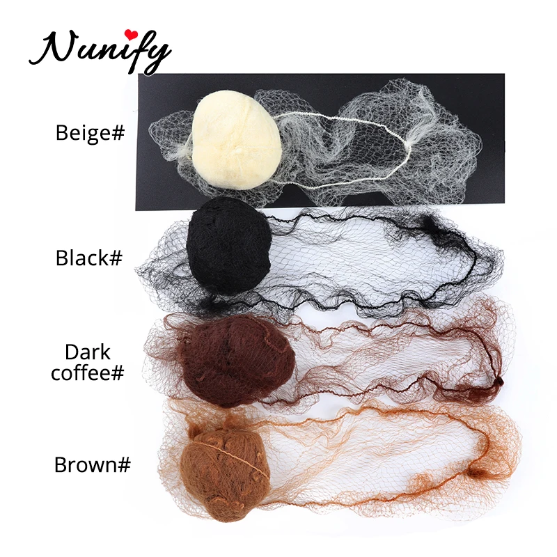 Nunify 5Mm Nylon Hair Nets Invisible Disposable Hair Net Ballet Dance Snoods Net Bun Hair Nets Invisible Elastic Edge Mesh Hair thumbnail 5