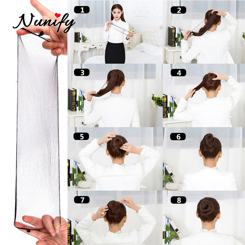 Nunify 5Mm Nylon Hair Nets Invisible Disposable Hair Net Ballet Dance Snoods Net Bun Hair Nets Invisible Elastic Edge Mesh Hair thumbnail 6