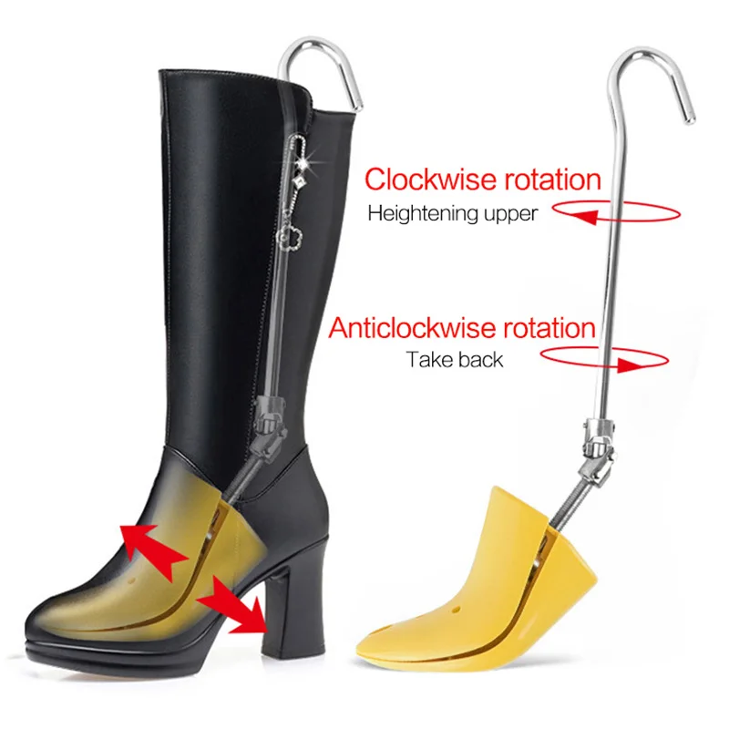 Shoe trees For Boots Adjustable Upper Widen women shoes tree Shaper Expander Professional Shoe Stretchers For High heel boots thumbnail 2