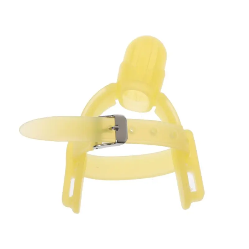2 Colors Nontoxic Silicone Baby Kids Child Finger Guard Stop Thumb Sucking Wrist Band For Babies Prevent Bite Fingers Toys thumbnail 4