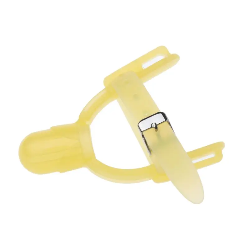 2 Colors Nontoxic Silicone Baby Kids Child Finger Guard Stop Thumb Sucking Wrist Band For Babies Prevent Bite Fingers Toys thumbnail 5