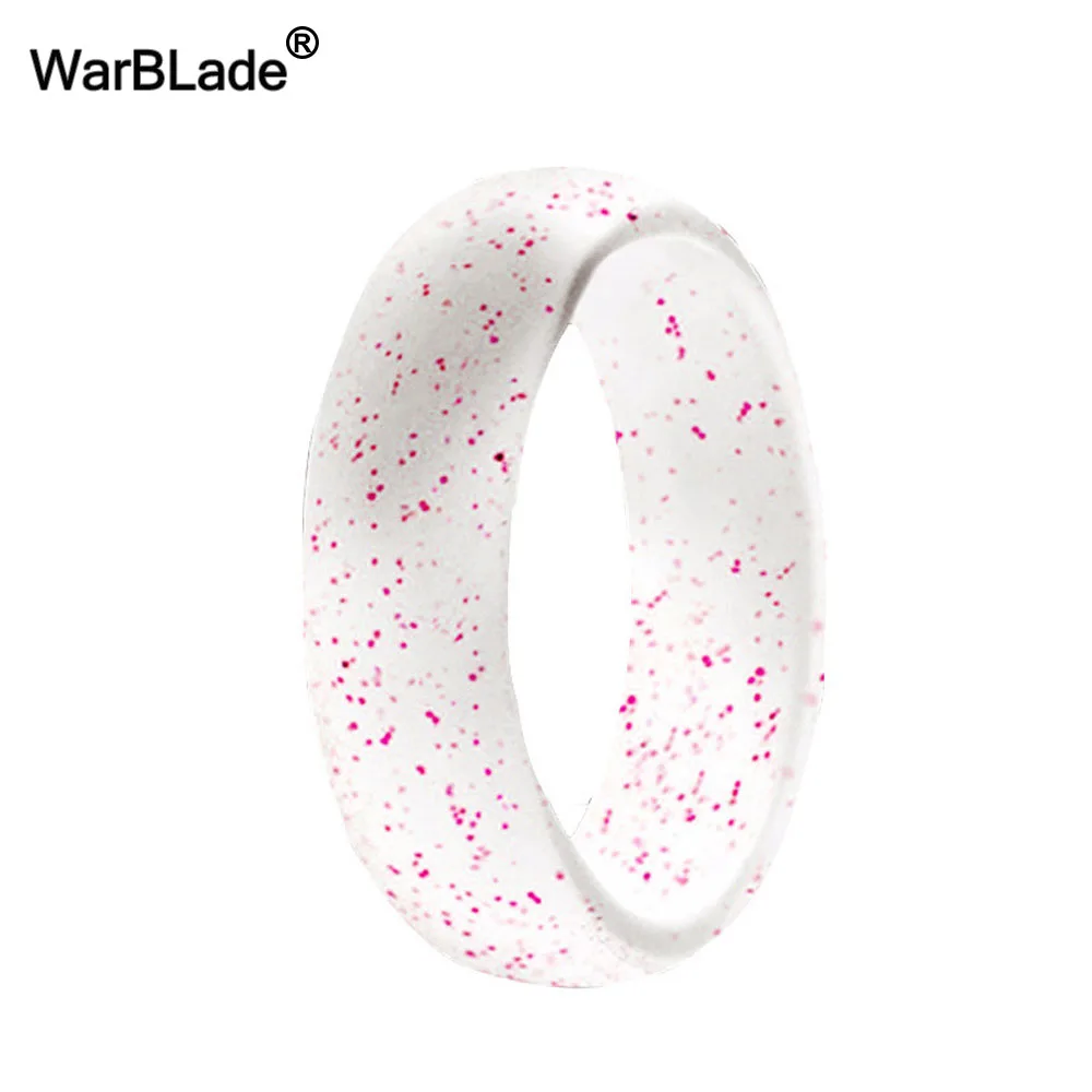 WarBLade 5.7mm Food Grade FDA Silicone Rings For Women Wedding Rubber Bands Hypoallergenic Flexible Silicone Finger Ring thumbnail 5