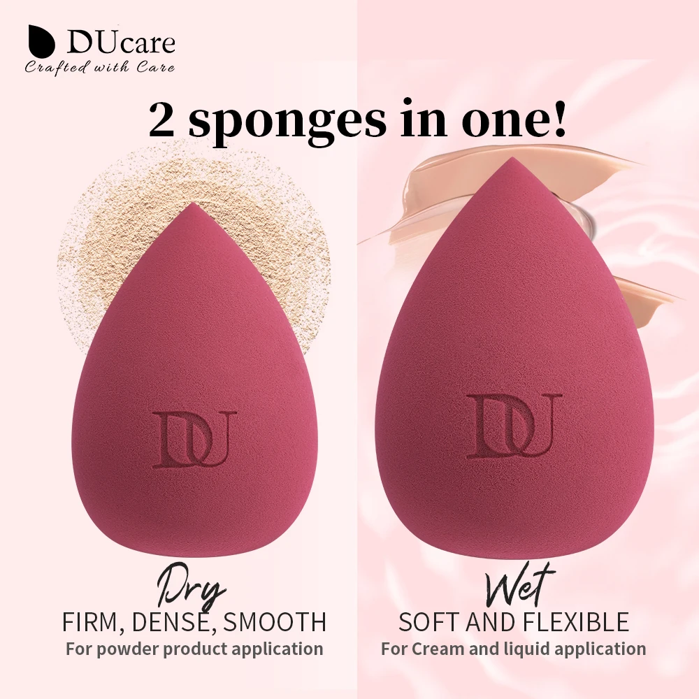 DUcare Water Drop Makeup Sponge Professional Cosmetic Puff For Foundation Concealer BB cream Blending Egg Sponge Makeup Tools thumbnail 3