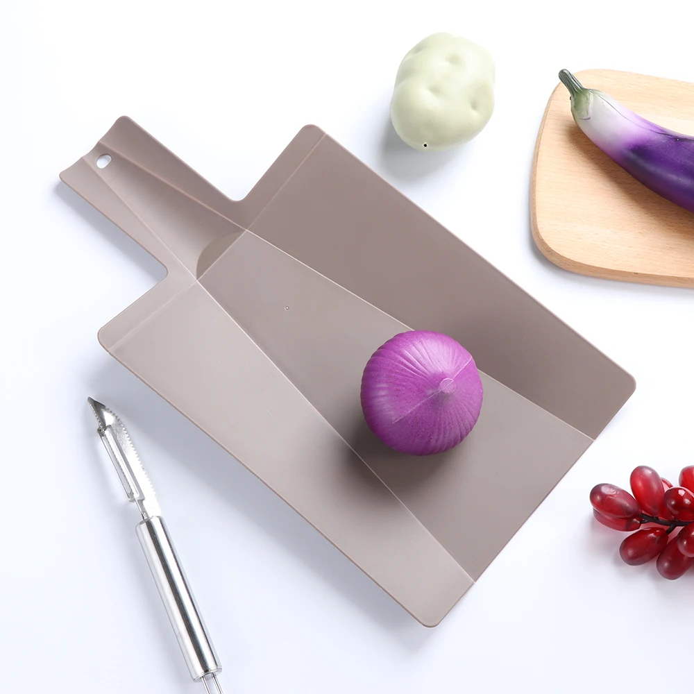 38*21.3 cm Foldable Chopping Blocks Food Grade Plastic Vegetable Meat Cutting Board Multi-function Home Kitchen Tools Accessory thumbnail 3