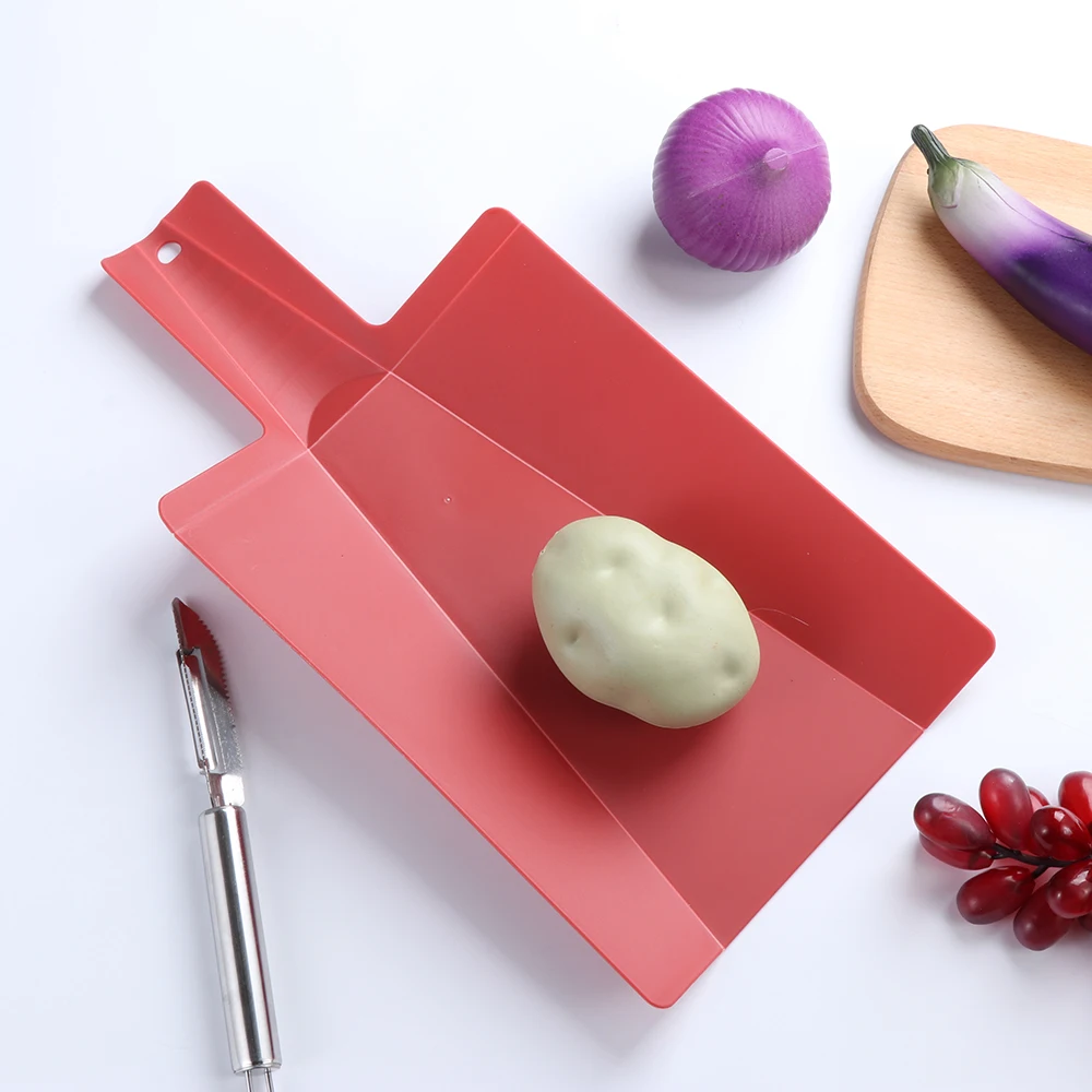 38*21.3 cm Foldable Chopping Blocks Food Grade Plastic Vegetable Meat Cutting Board Multi-function Home Kitchen Tools Accessory thumbnail 4