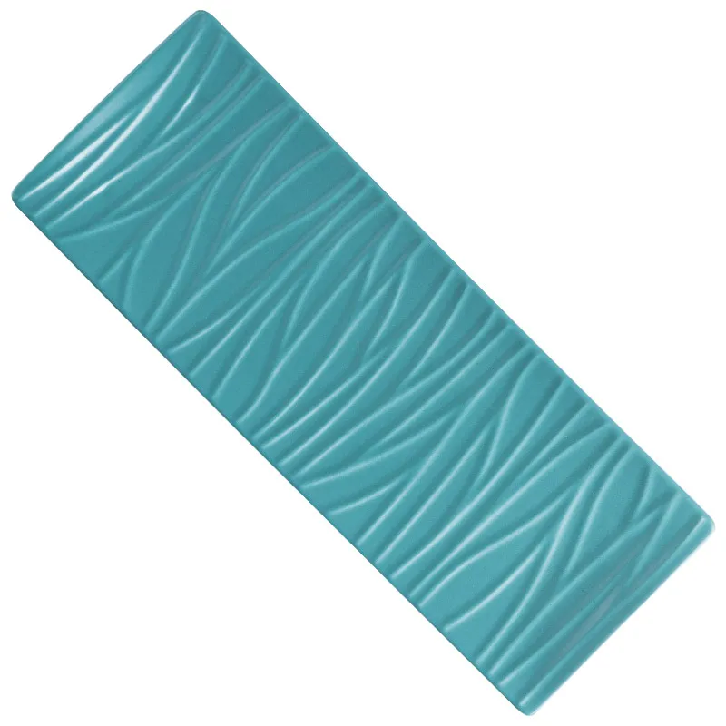 Nordic Ceramic Rectangular Sushi Long Plate Dessert Cake Snack Pastry Western Food Salmon Sashimi Grilled Chicken Wings Plate thumbnail 5