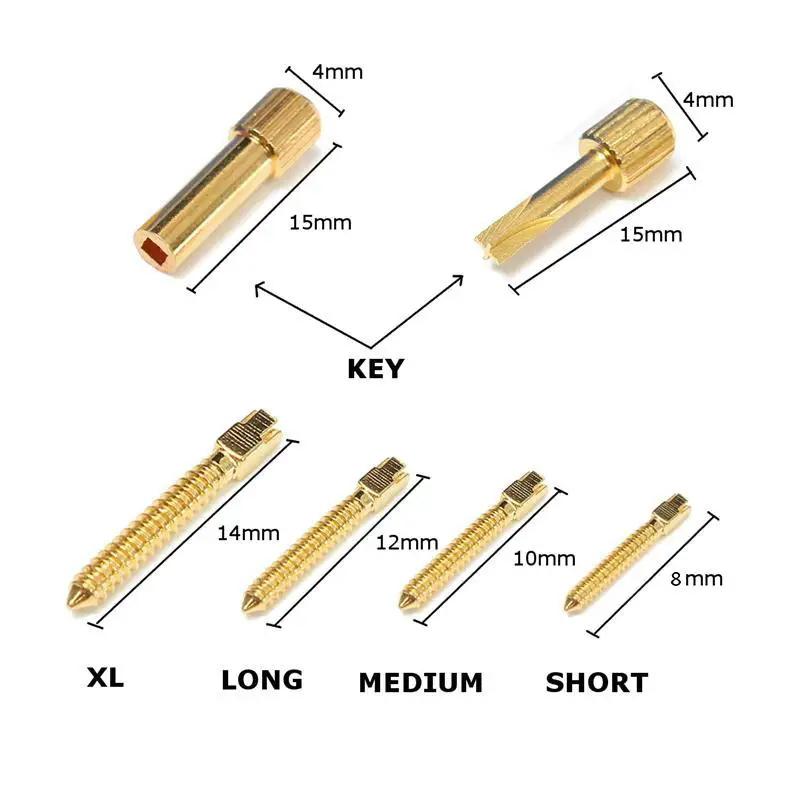 Dental Golden Plated Screw Post 50Pcs Bag  Dental Materials For Dentist Tool Dentistry Use Post thumbnail 4