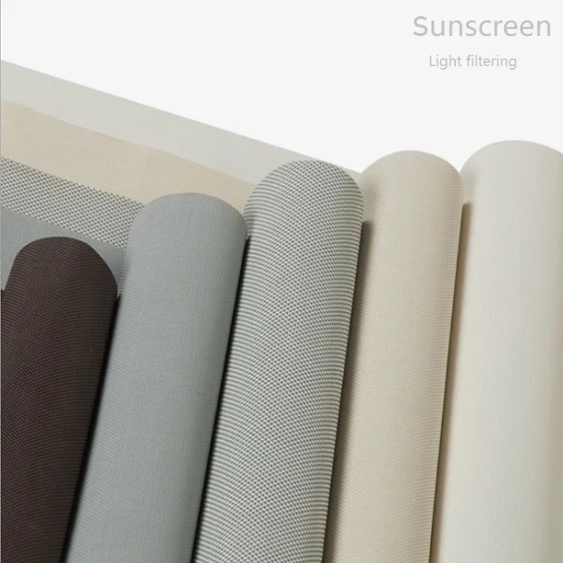 Electric Sunscreen Roller Blinds, Motorized Shades, Motorized Rolling Shades,Solar Curtain,Customize KHY-5%-SC-A2-5-standard thumbnail 4