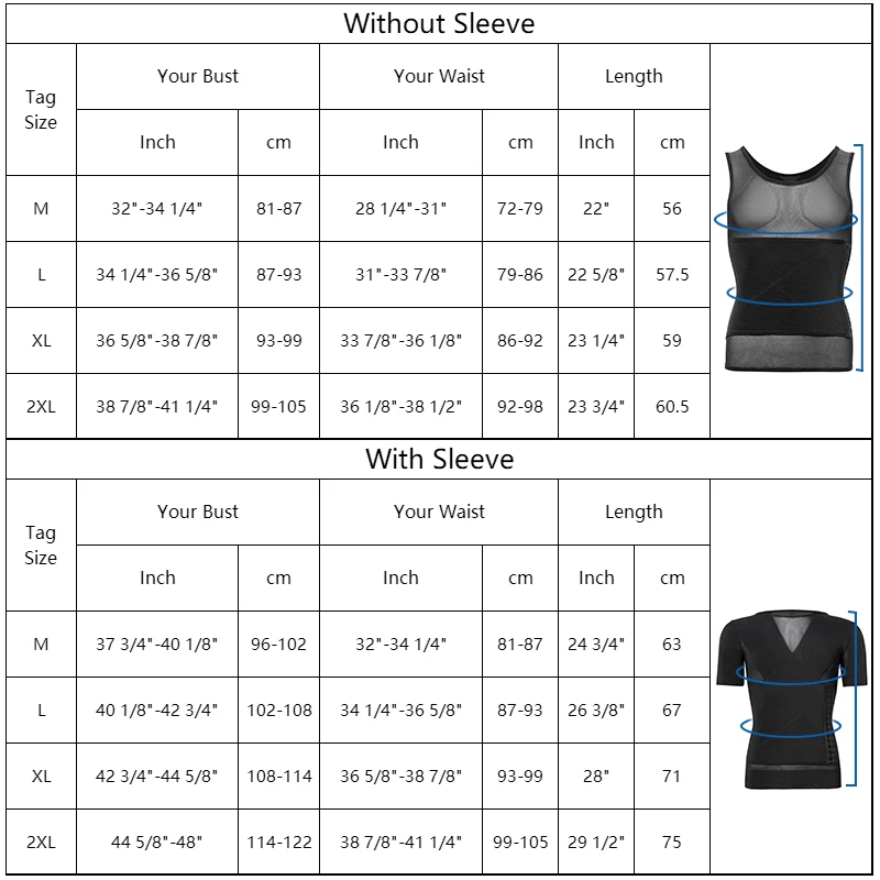 Mens Body Shaper Compression Shirts Abdomen Shapewear Tummy Slimming Sheath Gynecomastia Shapers Corset Waist Trainer Fajas Tops thumbnail 6