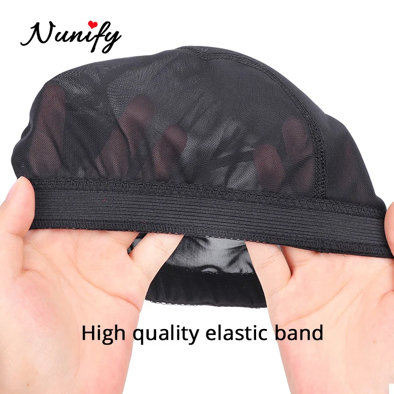 Nunify S/M/L Spandex Mesh Dome Wig Cap Easier Sew In Hair Stretchable Weaving Cap  Weaving Wig Cap Stretchable Hairnets thumbnail 4