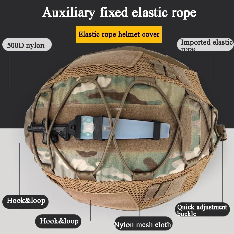 Tactical Helmet Cover for Fast MH PJ BJ Helmet Airsoft Paintball Helmet Cover thumbnail 3