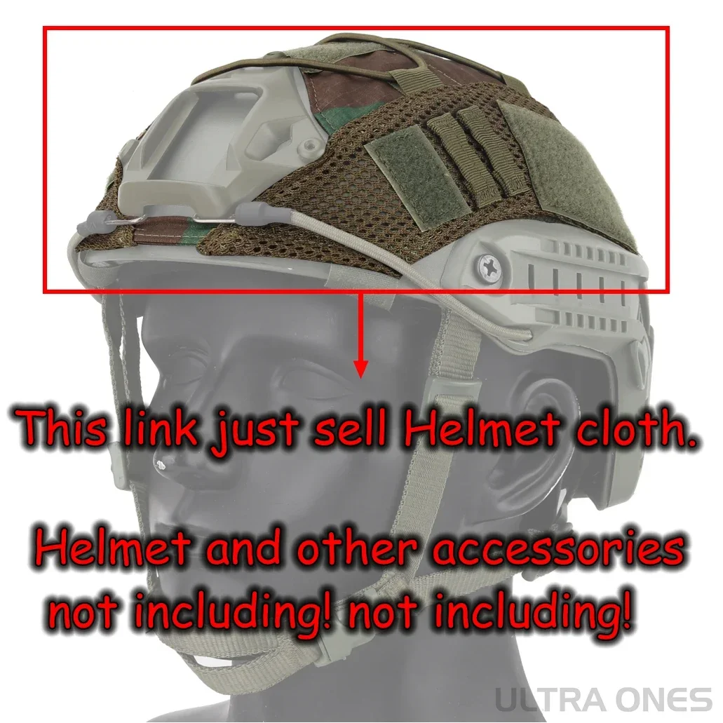 Tactical Helmet Cover for Fast MH PJ BJ Helmet Airsoft Paintball Helmet Cover thumbnail 6