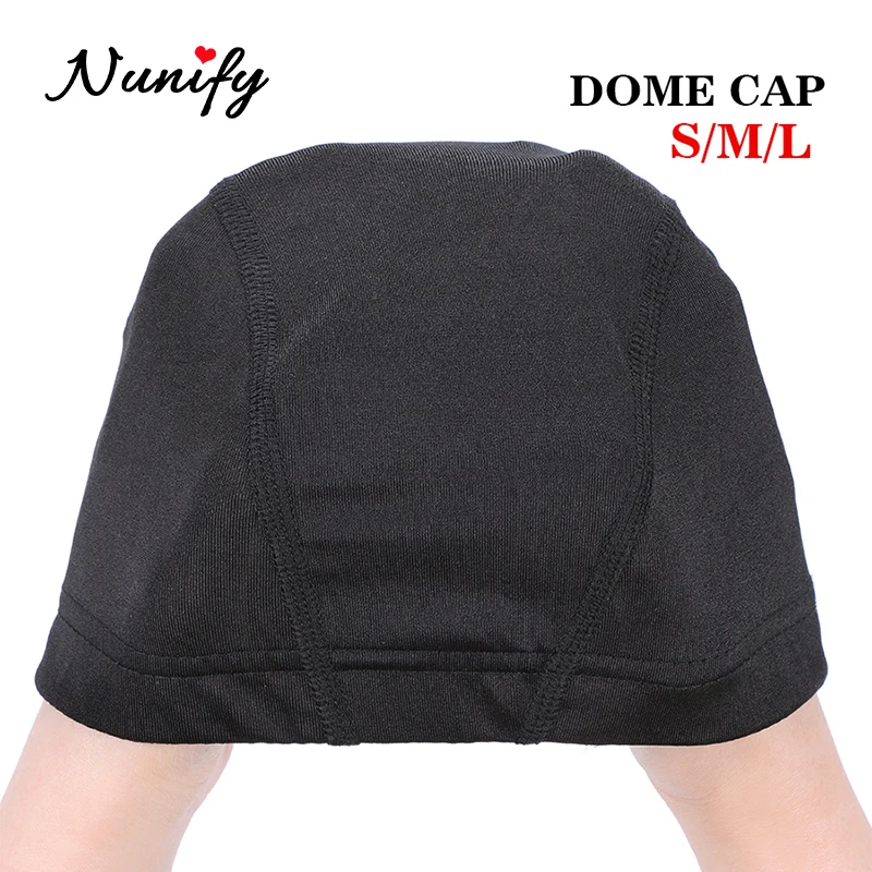 Nunify 1PCS S M L Wholesale Spandex Dome Cap For Bonnet Perruque Black Hairnet Dome Cap Swimming Wig Accessories Wholesale thumbnail 6