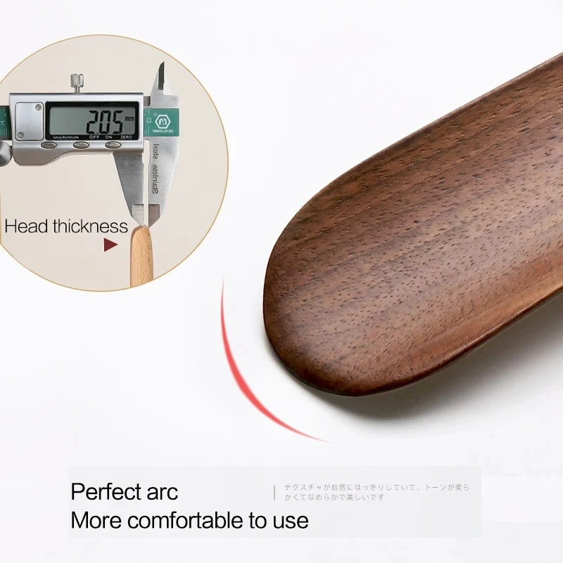1 Pcs Durable Professional Wooden Shoe Horn Flexible Long Handle Shoehorn Useful Shoe Lifter 38cm Shoe Spoon Home Tools thumbnail 6