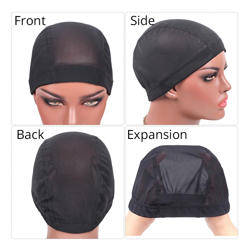 Nunify 6Pcs Mesh Net Glueless Hair Net Wig Liner Cheap Wig Caps For Making Wigs Spandex Net Elastic Dome Wig Cap thumbnail 5