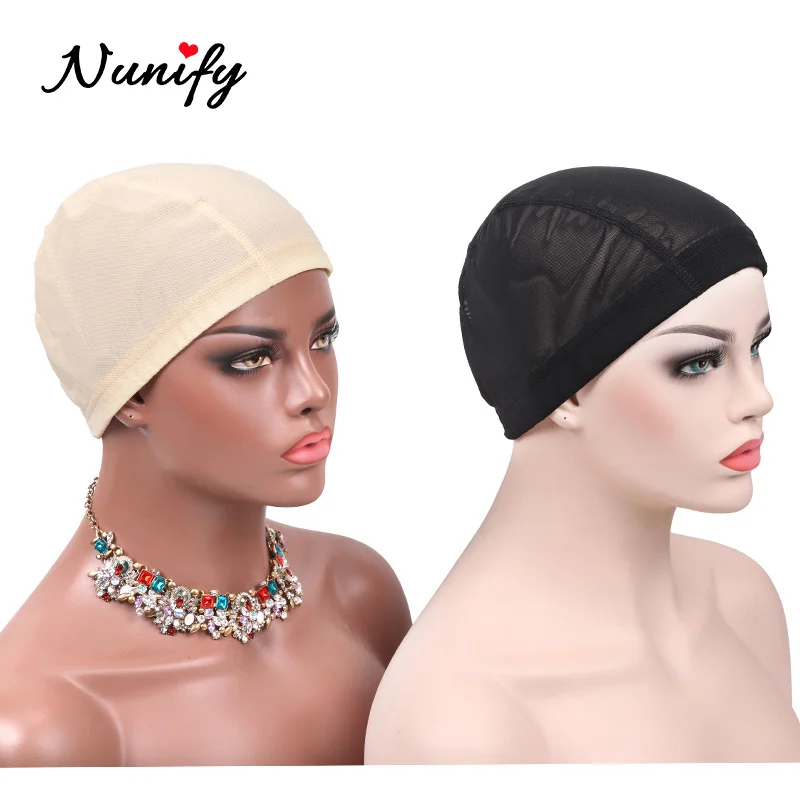 Nunify 6Pcs Mesh Net Glueless Hair Net Wig Liner Cheap Wig Caps For Making Wigs Spandex Net Elastic Dome Wig Cap thumbnail 6