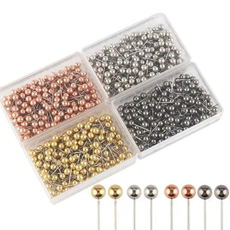 800pcs 4 Colors Round Flag Flag Push For Push Pins Push For Map Map Tacks for School Home School Office Binding Supplies thumbnail 2