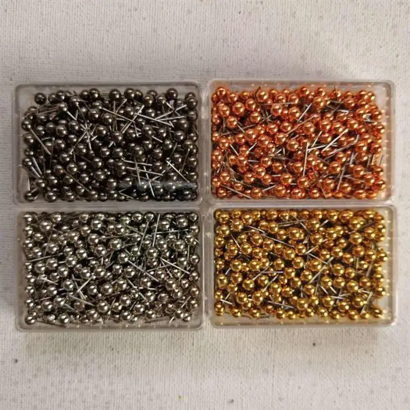800pcs 4 Colors Round Flag Flag Push For Push Pins Push For Map Map Tacks for School Home School Office Binding Supplies thumbnail 3