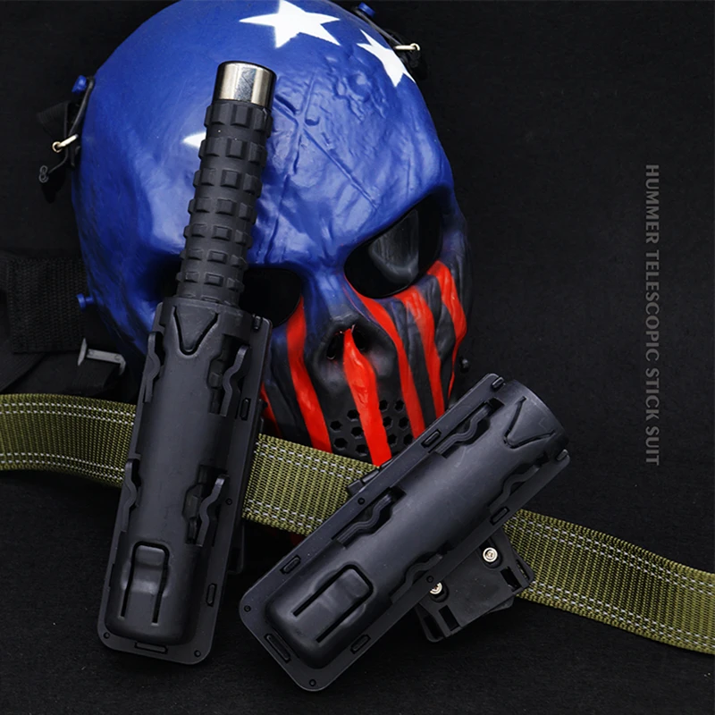 360 Degree Rotation Retractable Baton Case Holster Universal  Extensible Baton Holder EDC Self Defense Outdoor Survial Tool thumbnail 2