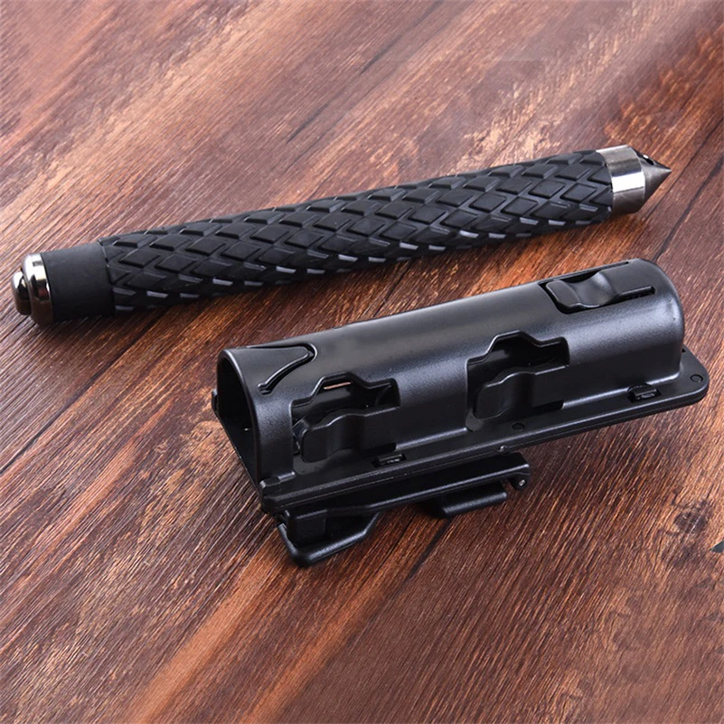 360 Degree Rotation Retractable Baton Case Holster Universal  Extensible Baton Holder EDC Self Defense Outdoor Survial Tool thumbnail 5