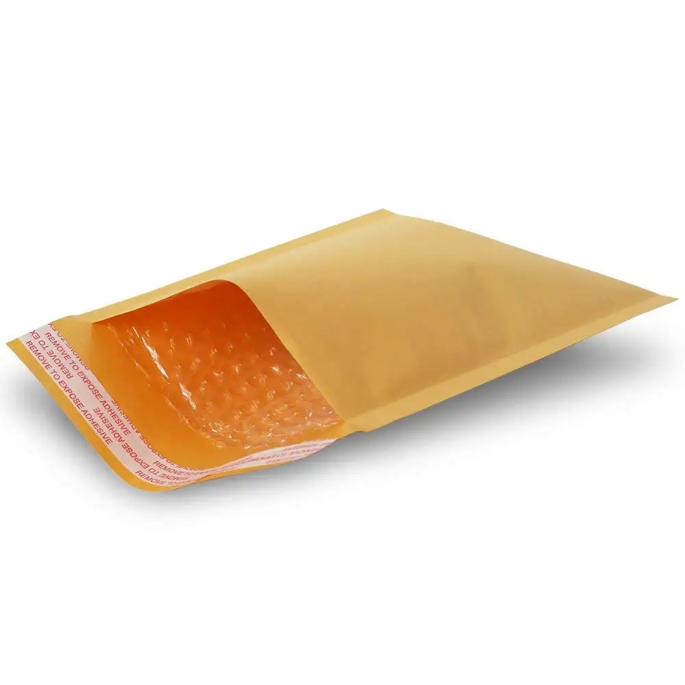 10PCS/7sizes Kraft Paper Bubble Envelopes Padded Mailers Shipping Envelope self seal Shipping Packaging Bag Courier Storage Bags thumbnail 3