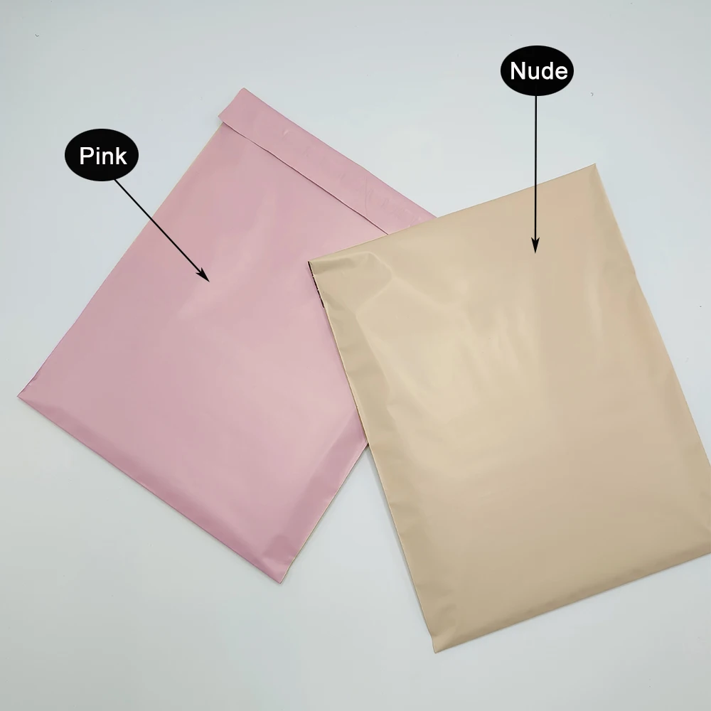 10pcs Light Pink Poly Mailer Self Adhesive Post Mailing Package Mailer Glue Seal Postal Bag Gift Bags Courier Storage Bags thumbnail 4