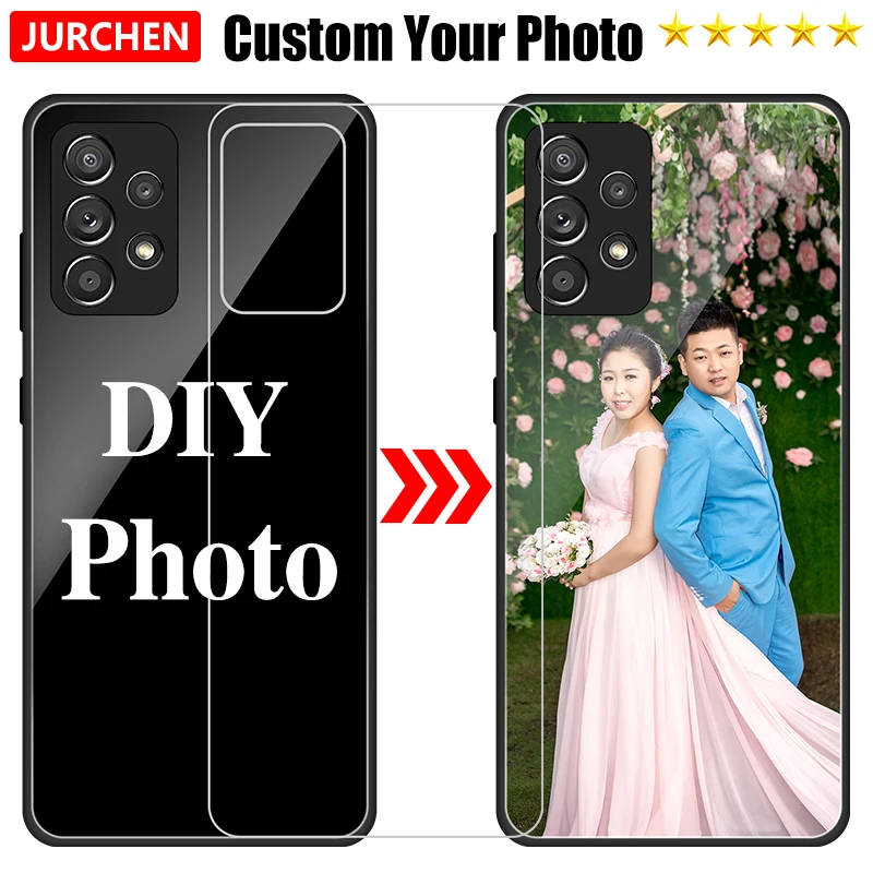 Custom Photo Cases For Samsung Galaxy S22 S20 S10 S10e S21 Ultra Lite FE S8 S9 S7 S6 Edge Plus Note 8 9 5G Name TPU Glass Cover thumbnail 4