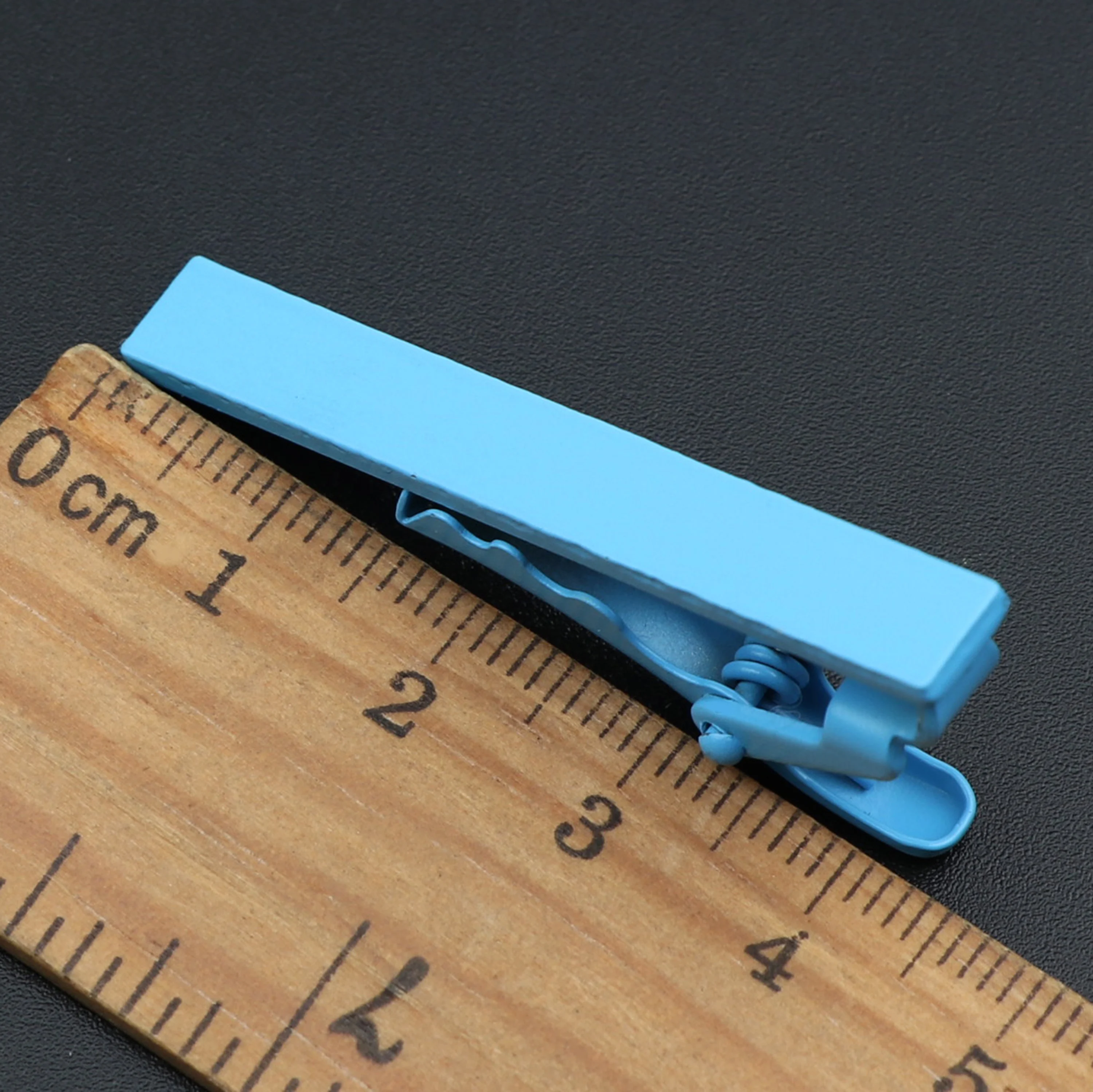 4cm Tie Clip For Men New Simple Fashion High Quality Metal Gold Candy Colorful Practical Necktie Clasp Pin Suit Accessories thumbnail 3