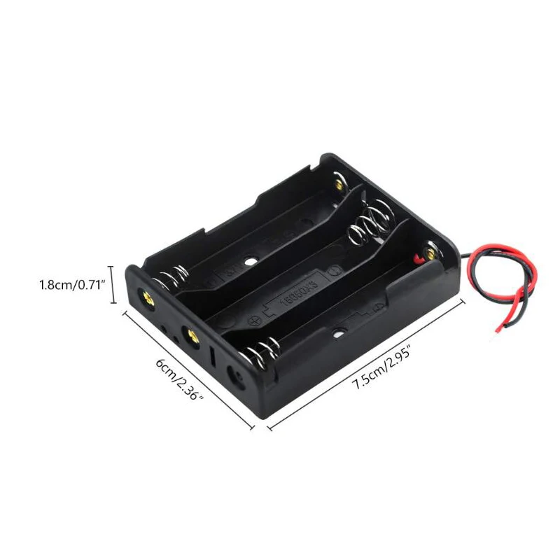 Hot Sell 18650 Power Bank Cases 1X 2X 3X 4X 18650 Battery Holder Storage Box Case 1 2 3 4 Slot Battery Container With Wire Lead thumbnail 4