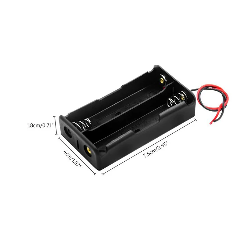 Hot Sell 18650 Power Bank Cases 1X 2X 3X 4X 18650 Battery Holder Storage Box Case 1 2 3 4 Slot Battery Container With Wire Lead thumbnail 3