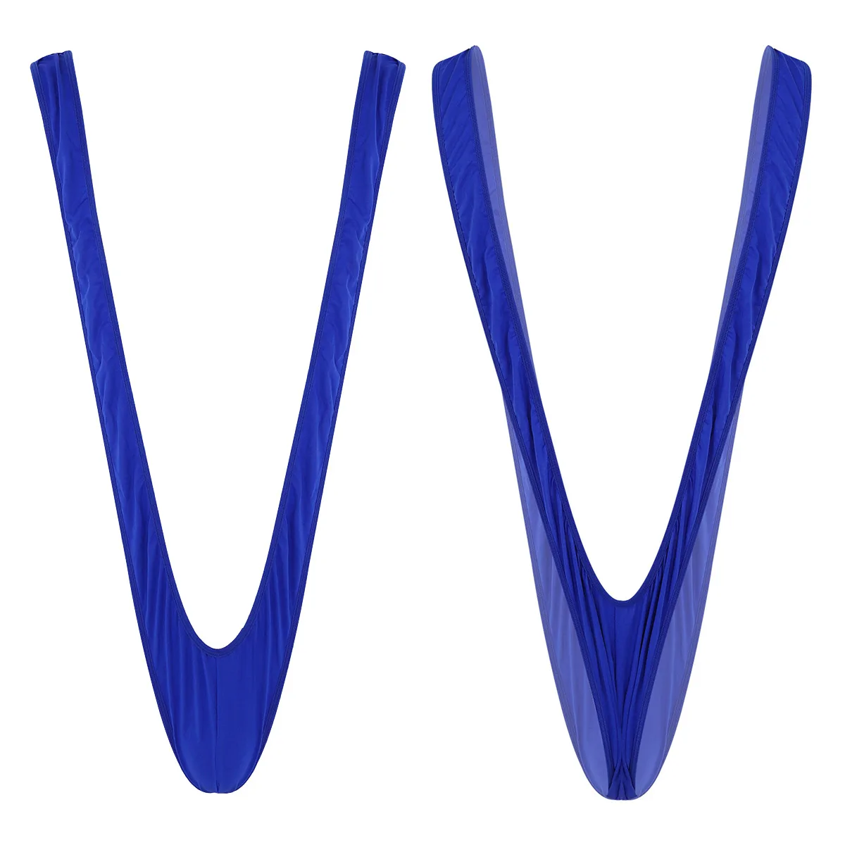 Sexy Men Mankini Thong Stretchy Open Deep V-shaped One-piece Swimsuit Bodysuit Male Lingerie Thong Swimwear Beach Wear Costume thumbnail 3