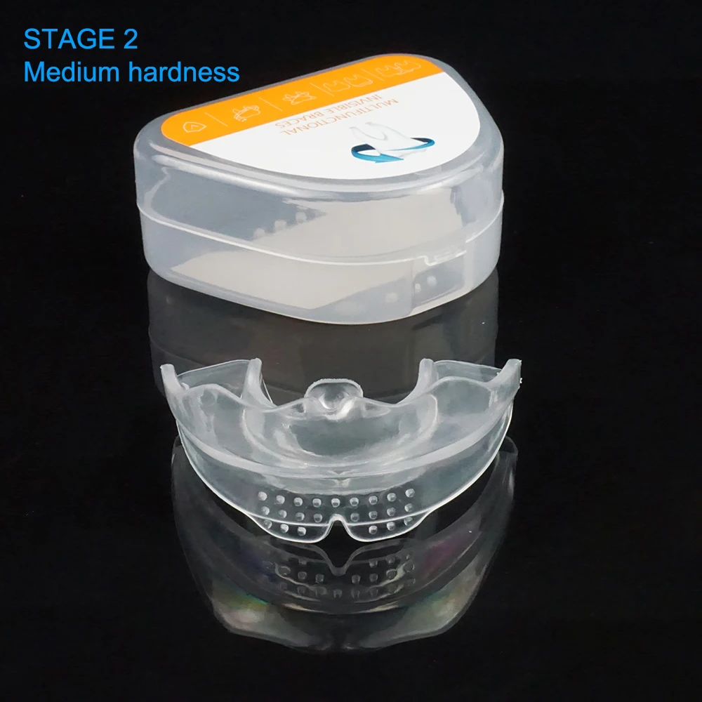 Dental Beaces Aligner Fake Braces for Teeth Straightener Tooth Alignment Orthodontic Appliance Trainer 3 Stage for Adults thumbnail 3