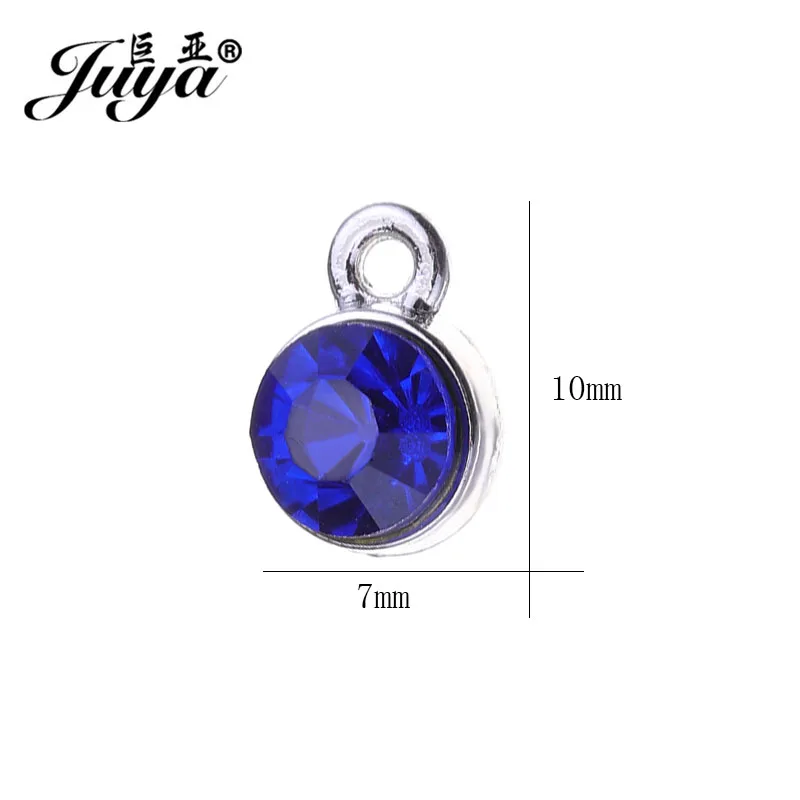 JUYA 30pcs/lot Crystal Birthstone Charms DIY Jewelry Making For Earrings Bracelet Anklet Making Keychain Necklace Pendant Crafts thumbnail 4