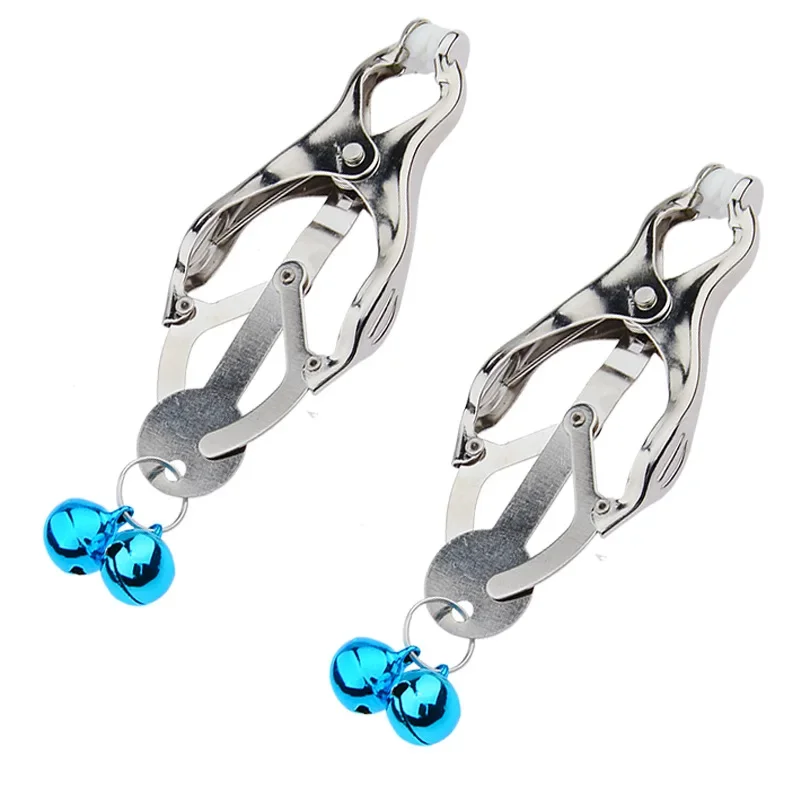 NEW Device Bondage Gear Hard Clover Nipple Clamps Clips Games Sex Toys Adult Products for Women Metal Nipple Clamps Steel Breast thumbnail 5