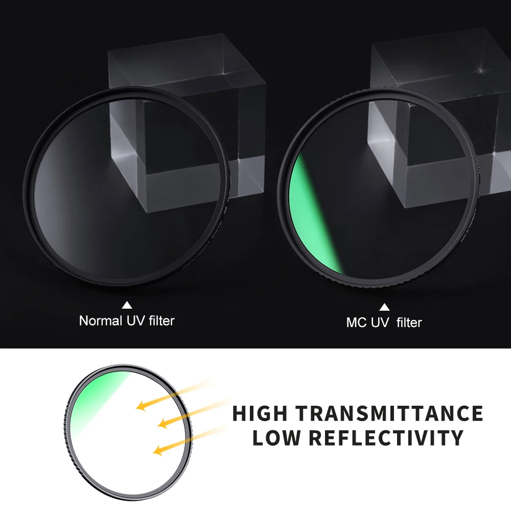 K&F CONCEPT 37-105mm UV Filter Lens MC Ultra Slim Optics with Multi Coated Protection 37mm 49mm 52mm 58mm 62mm 67mm  77mm 82mm thumbnail 5