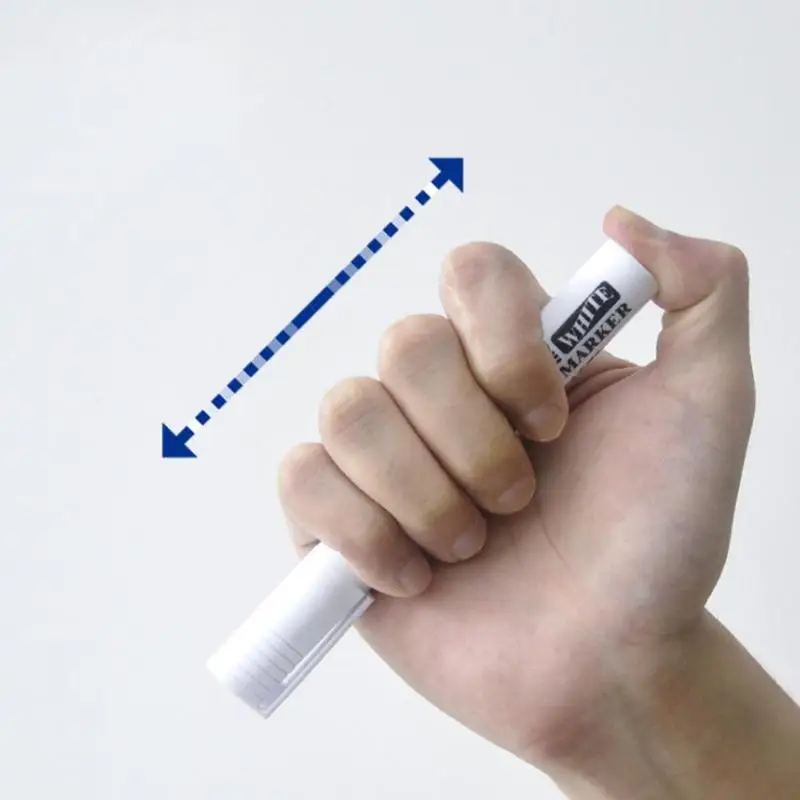 1pcs Metal Waterproof Permanent Marker Pen White Ink Blackboard Oily Supplies Teacher Pens For School Quick-drying Pen Mark T8Q7 thumbnail 6
