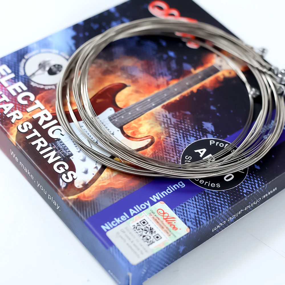 Alice AR900-SL Electric Guitar Strings 009-042 Bright Tone Anti-Rust 1/3 Sets Nickel Alloy For Beginner Pro thumbnail 4